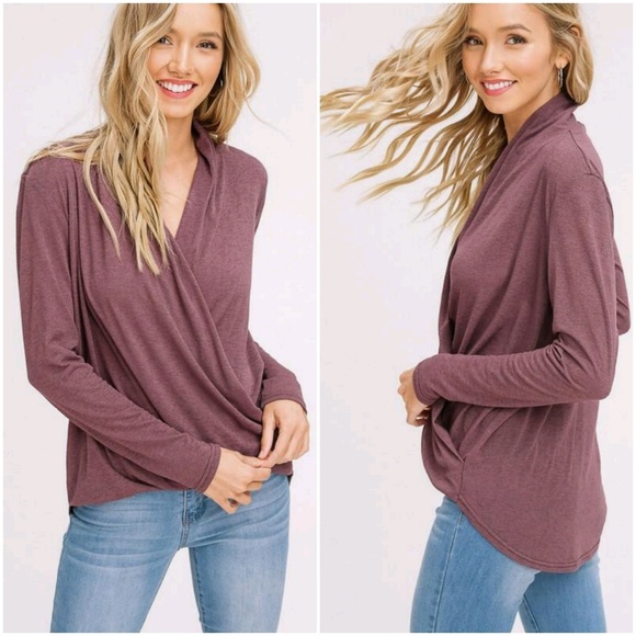 LISTICLE Tops - *REPOSH* - HARVEST CROSSOVER TOP